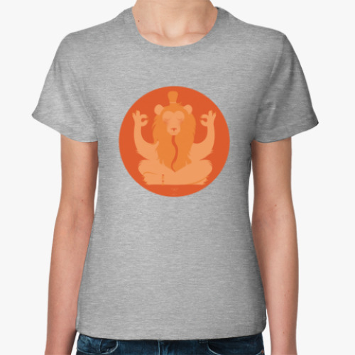 Женская футболка Animal Zen: L is for Lion