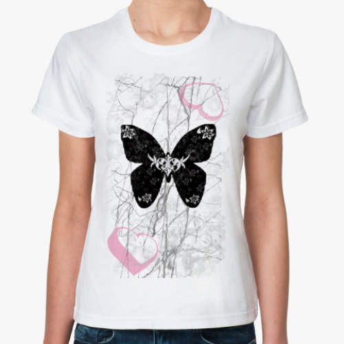 Классическая футболка   "Бабочка"