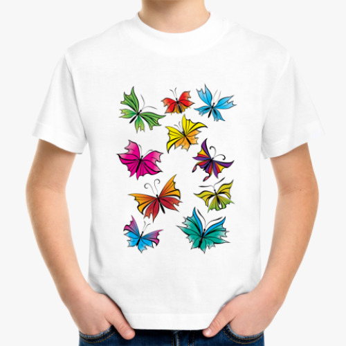 Детская футболка 'Бабочки'