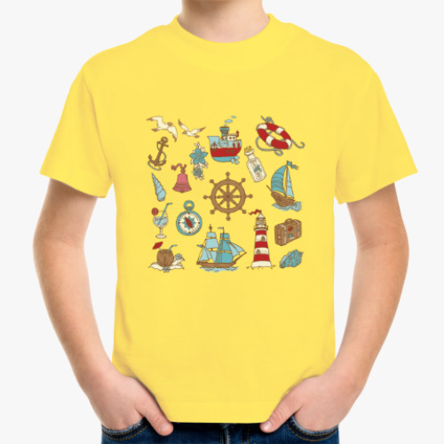 Детская футболка На море