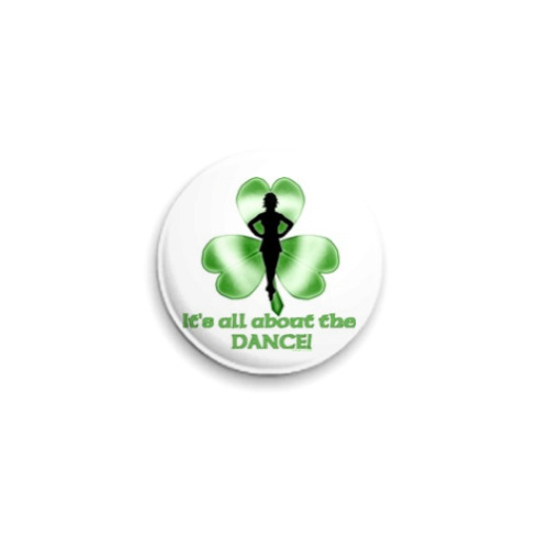 Значок 25мм Ирландские танцы