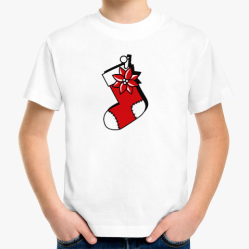 Детская футболка Чулок для подарков