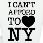 I can't afford to love NY