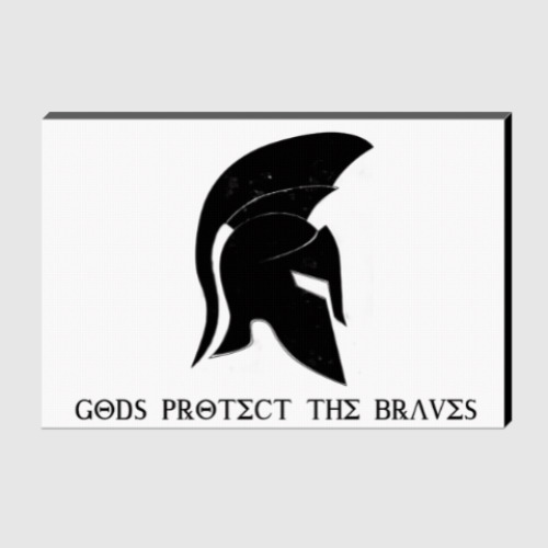 Холст Gods protect the braves