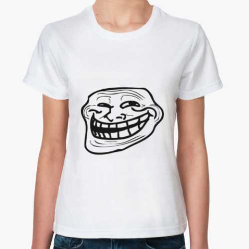 Классическая футболка Trollface