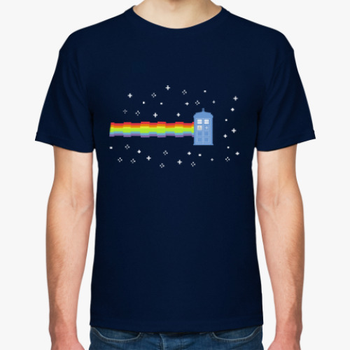 Футболка Nyan Cat &TARDIS