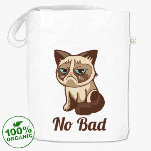 Сумка шоппер Угрюмый кот Тард - Grumpy Cat