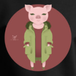  Animal Fashion: P is for Pig in parka