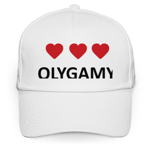 Кепка бейсболка I love polygamy