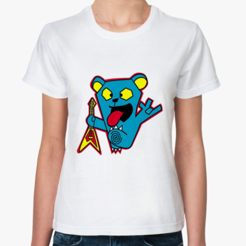 Классическая футболка  Bear rocker