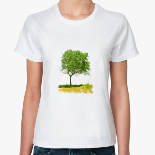 Классическая футболка  ''Trees''