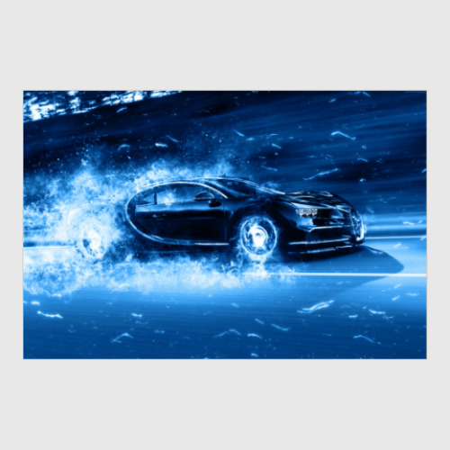 Постер Bugatti Chiron Ice