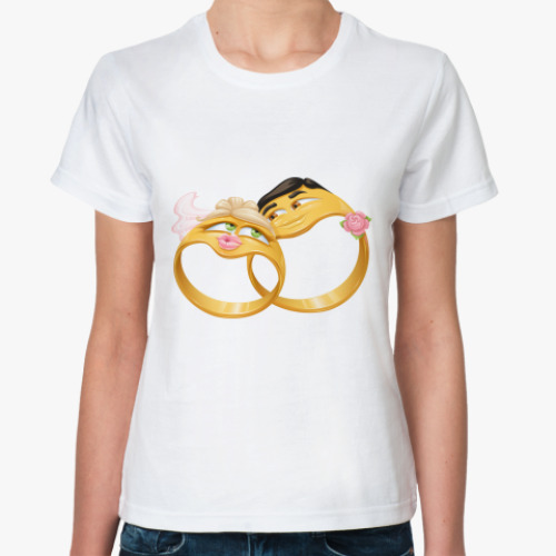 Классическая футболка  'замужем'