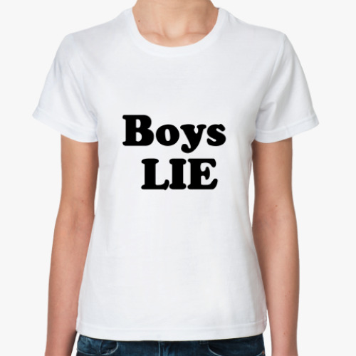 Классическая футболка Boys lie