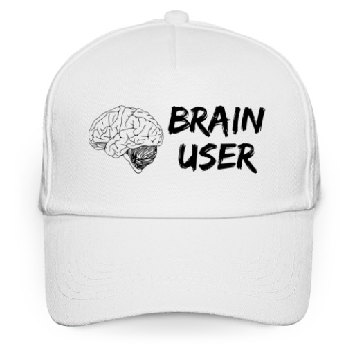 Кепка бейсболка Brain user