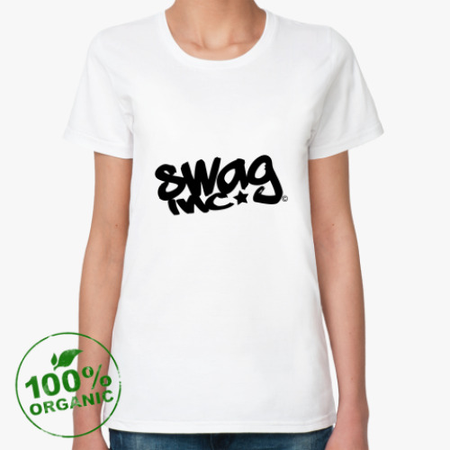 Женская футболка из органик-хлопка SWAG