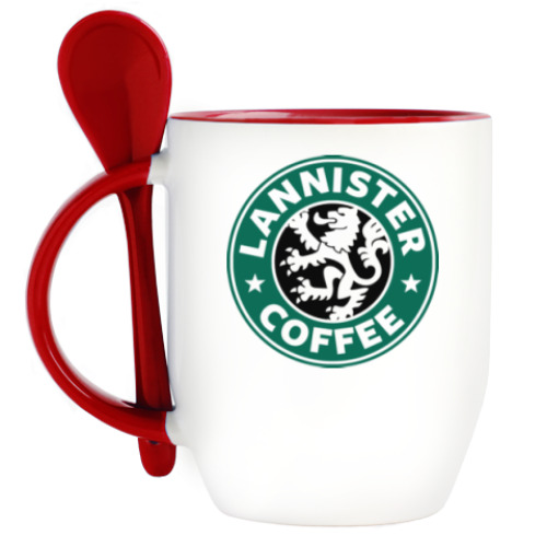 Кружка с ложкой Lannister Coffee