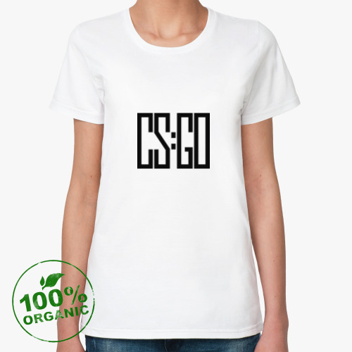 Женская футболка из органик-хлопка CS:GO