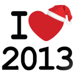 Новогодний принт I Love 2013