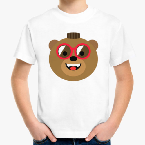 Детская футболка Медведь Браун