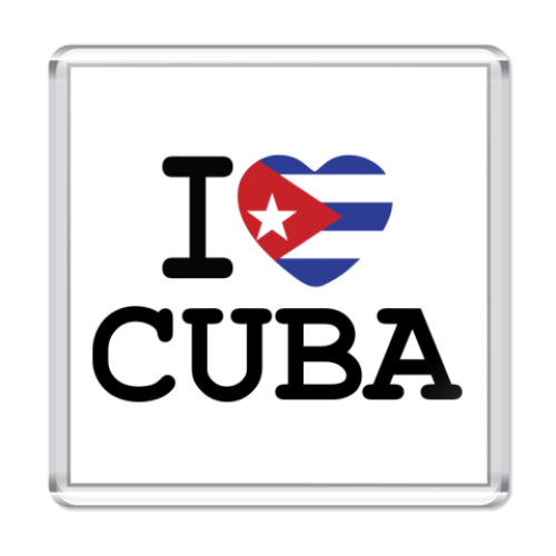 Магнит I Love Cuba
