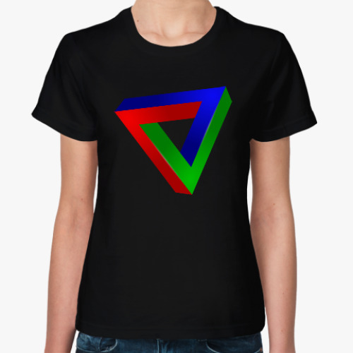 Женская футболка Треугольник Пенроуза