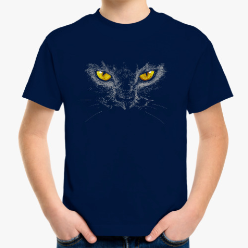 Детская футболка Кот
