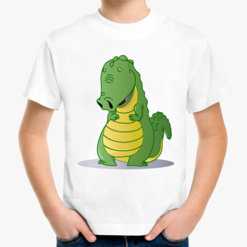 Детская футболка крокодильчик