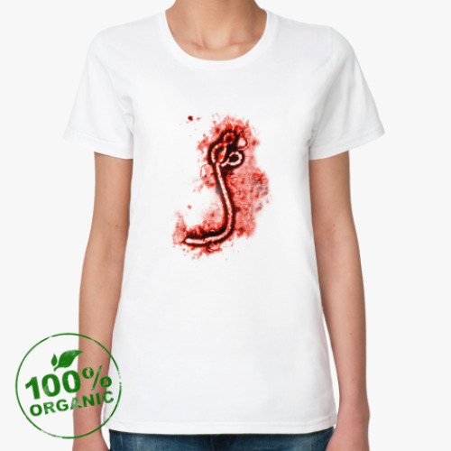 Женская футболка из органик-хлопка Ebola