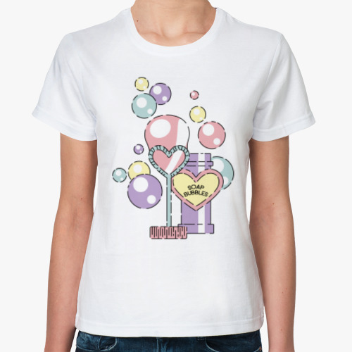 Классическая футболка Bubbles / Мыльные Пузыри