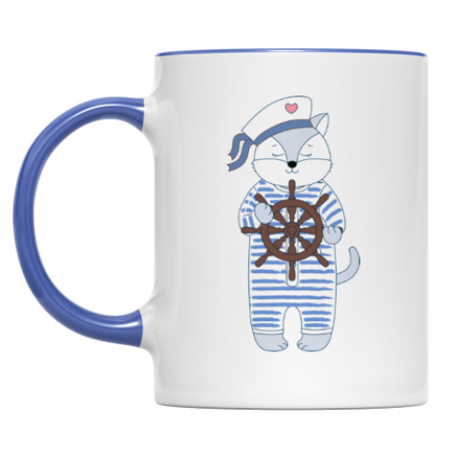 Кружка Кот-морячок