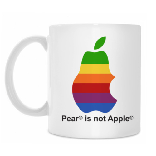 Кружка Pear is not Apple