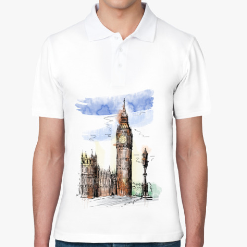 Рубашка поло Биг-Бен - Big Ben - Англия - Лондон