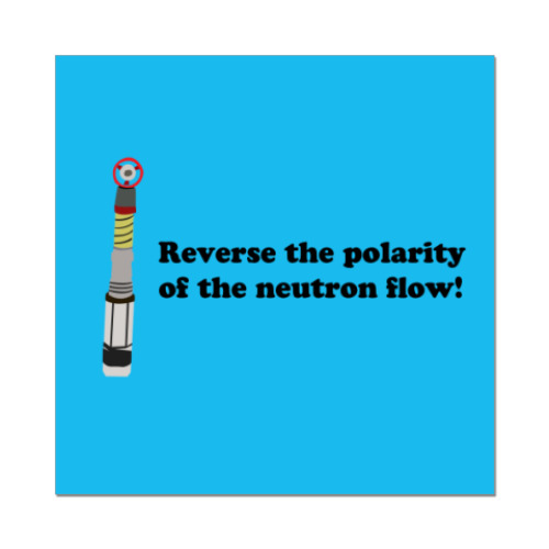 Наклейка (стикер) Reverse the polarity