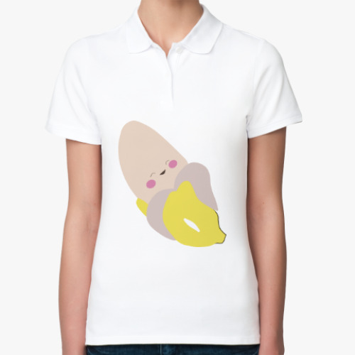 Женская рубашка поло Милый банан