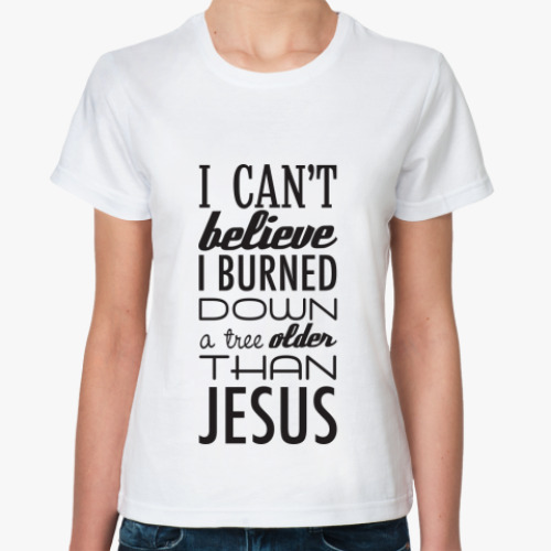 Классическая футболка 'Jesus'