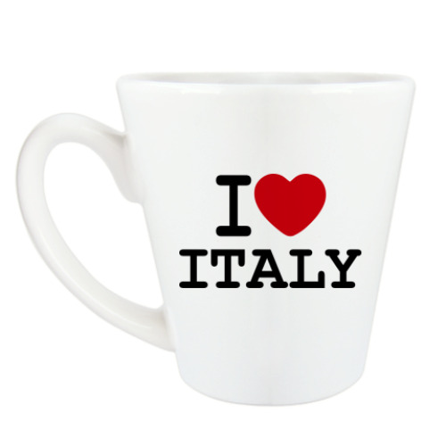Чашка Латте I Love Italy