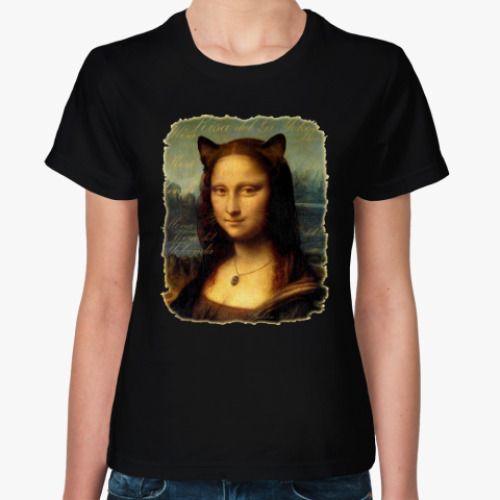 Женская футболка Mona Kisa (Мона Киса)