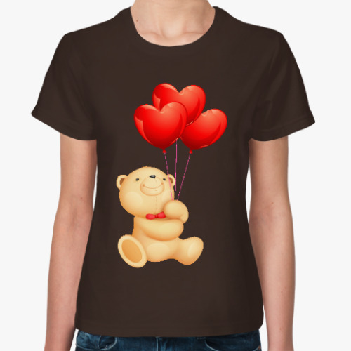 Женская футболка Мишка Тедди