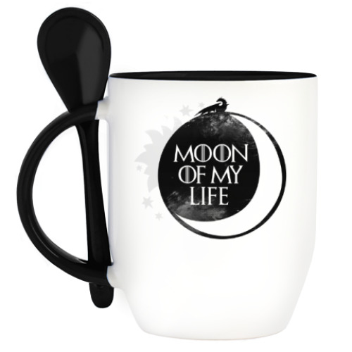 Кружка с ложкой Moon of my life Game of Throne