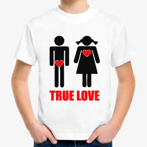 Детская футболка 'True Love'