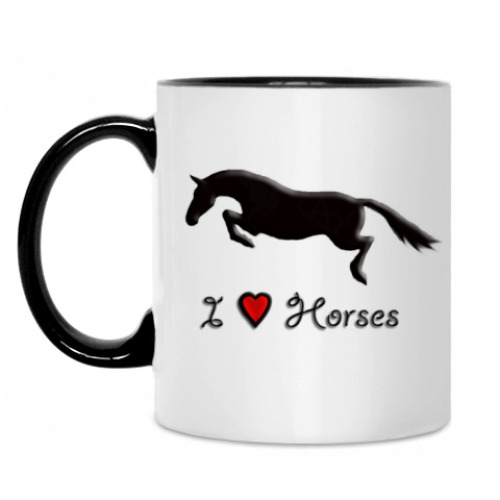 Кружка I Love Horses