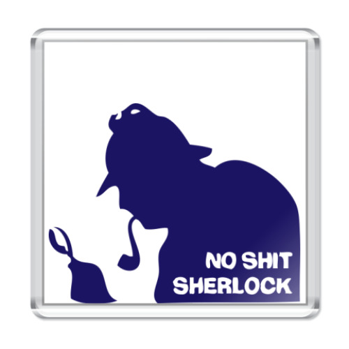 Магнит  'No shit. Sherlock.'