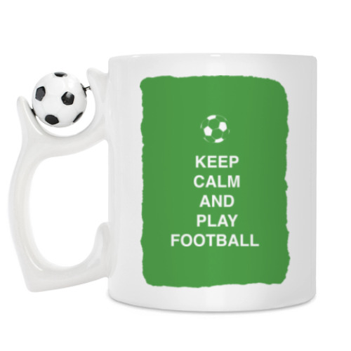 Кружка Keep calm and play football