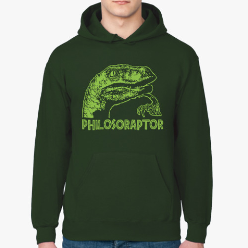 Толстовка худи Philosoraptor