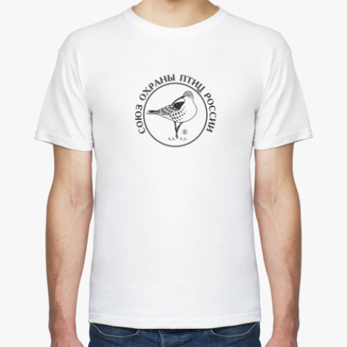 Футболка Союз охраны птиц России (логотип)
