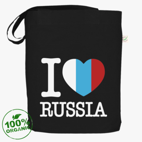 Сумка шоппер I love Russia