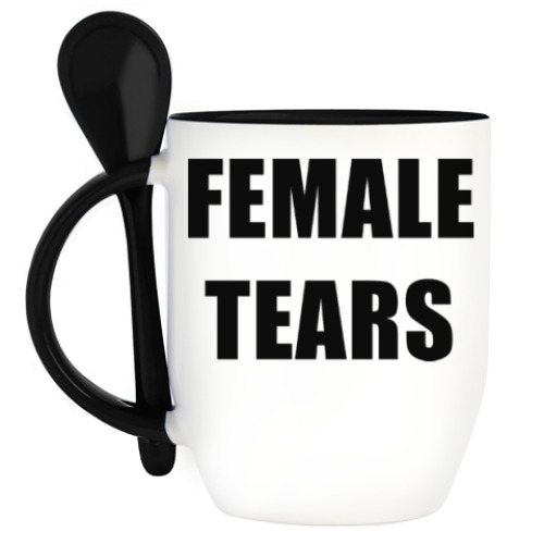 Кружка с ложкой Female Tears