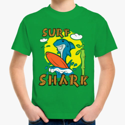 Детская футболка Surf Shark