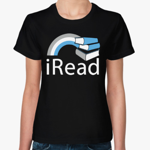 Женская футболка Я читаю